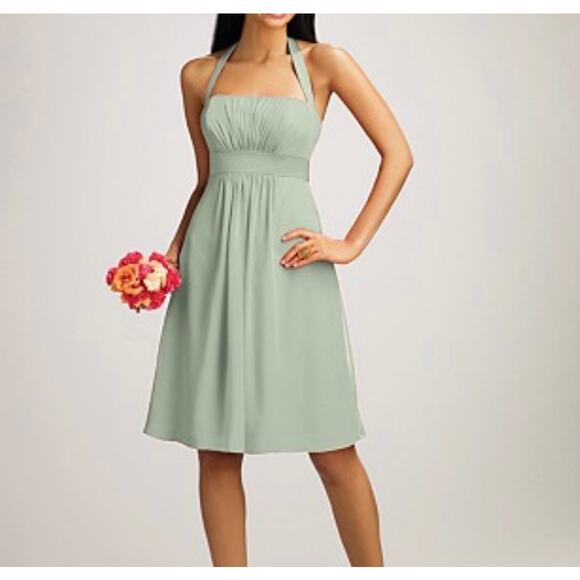 Alfred Angelo Dresses & Skirts - Vintage Alfred Angelo babydoll empire waist chiffon 90s Y2K bridesmaid wedding 4